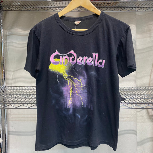 80s cinderella night songs band tee