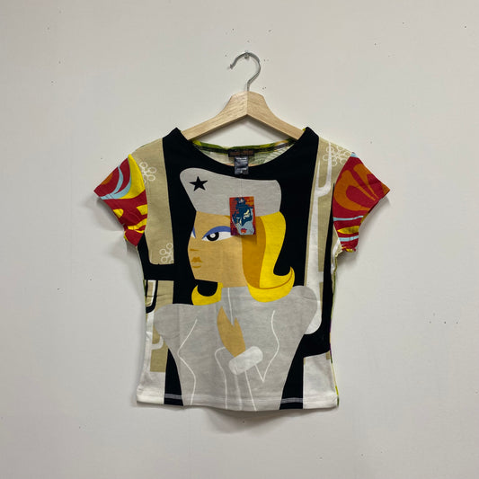 Deadstock late 90s/00s hayes graphic top