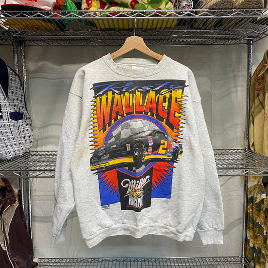 90s rusty wallace miller racing sweatshirt