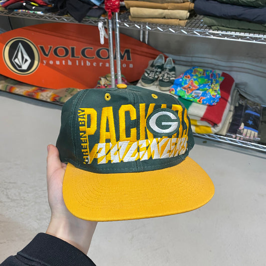 90s logo 7 green bay packers snapback