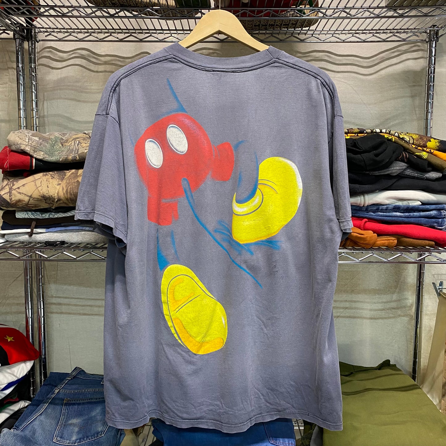 90s big print mickey mouse tee