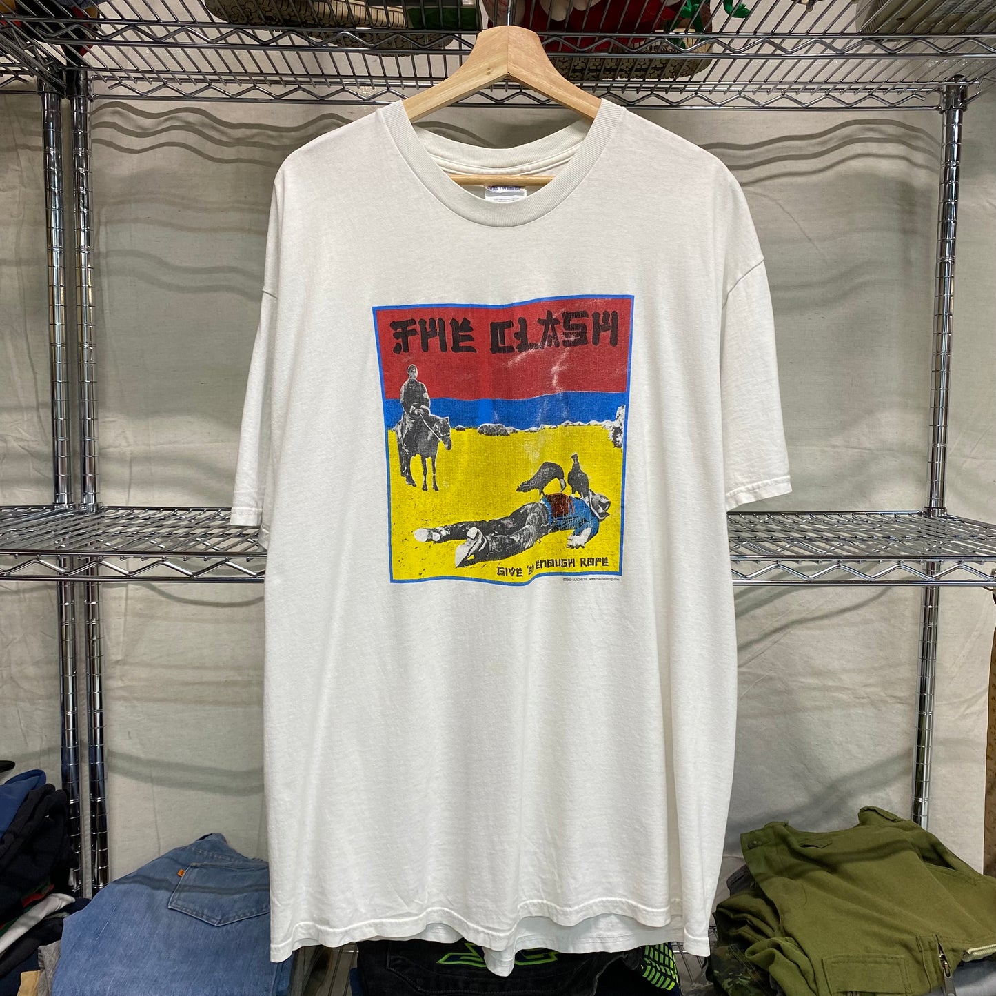 2002 The Clash Give Em Enough Rope tee