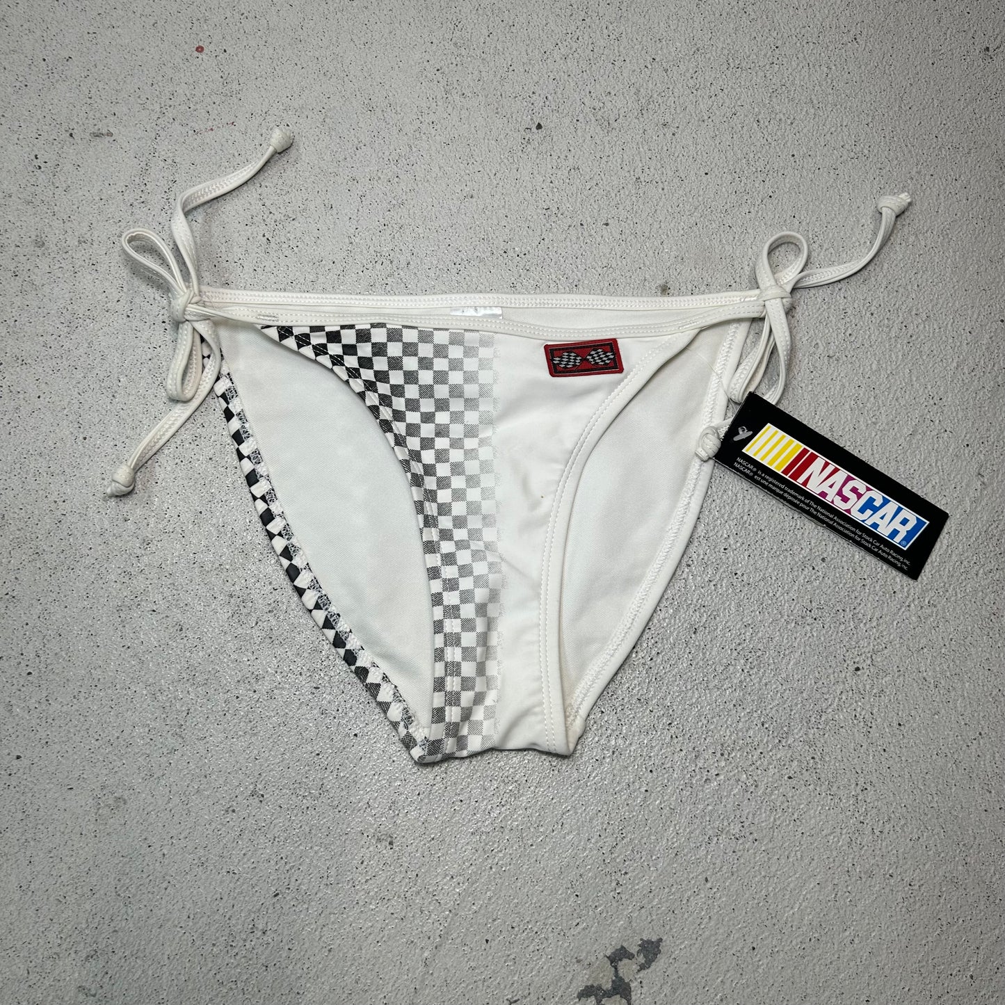 Deadstock early 2000s nascar bikini bottom