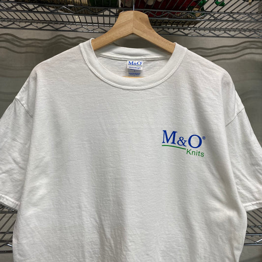 Early 2000s M&O knits logo tee