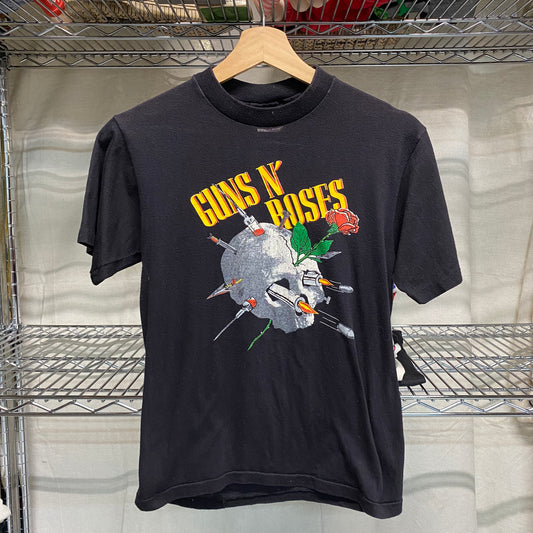 1987 guns n roses appetite for destruction band tee