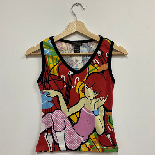 Deadstock late 90s/00s hayes graphic top