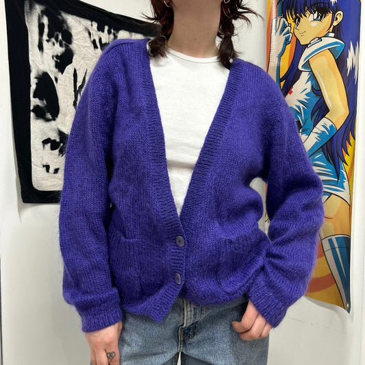 1980s mohair blend cardigan