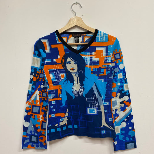 Deadstock late 90s/00s hayes graphic top