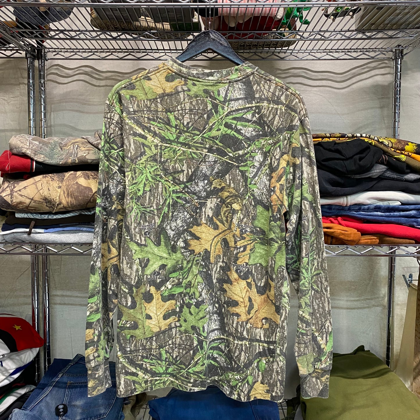 Vintage real tree camo pring longsleeve tee