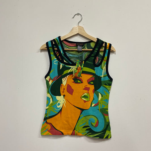 Deadstock late 90s/00s hayes graphic top