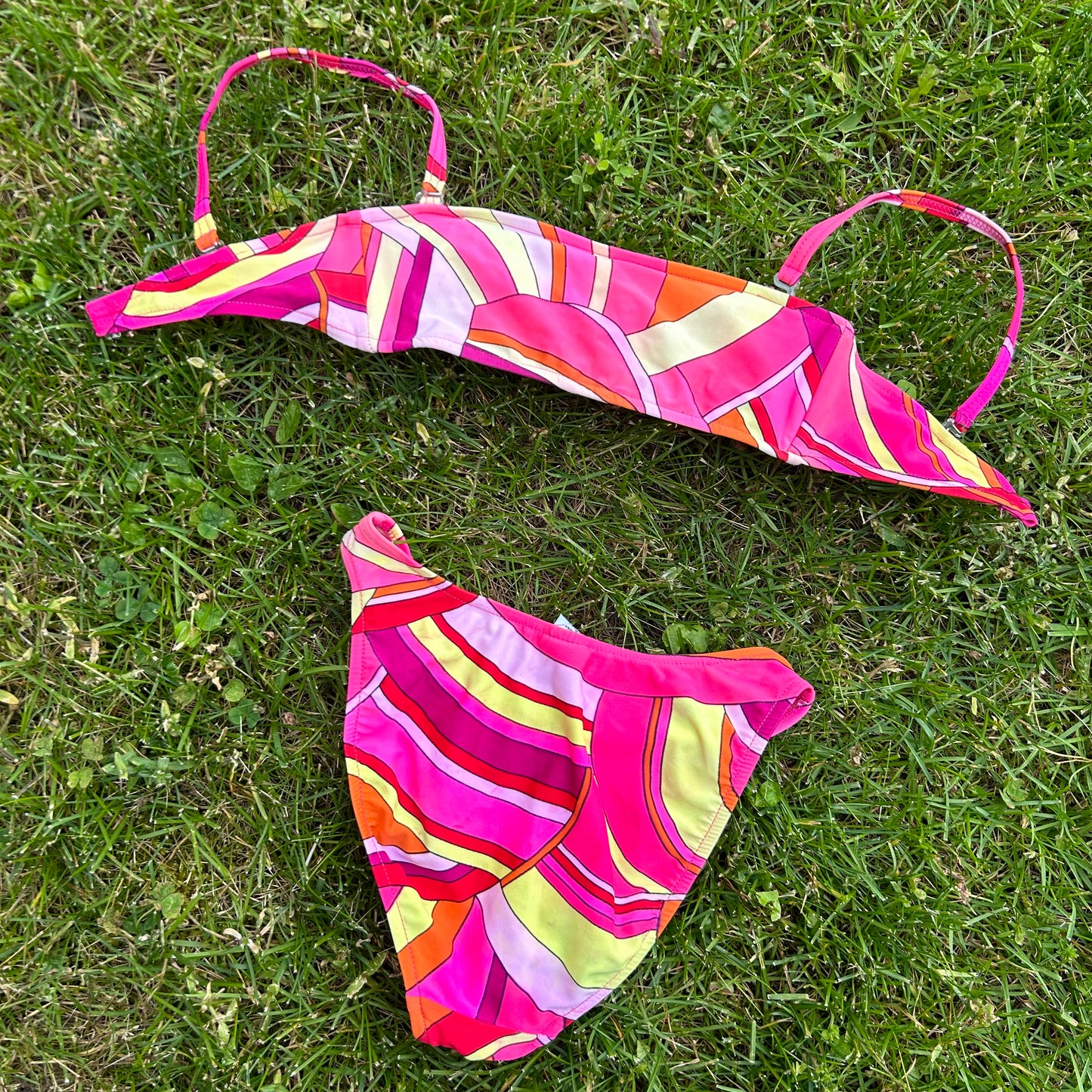 Deadstock 1990s colourblock bathing suit