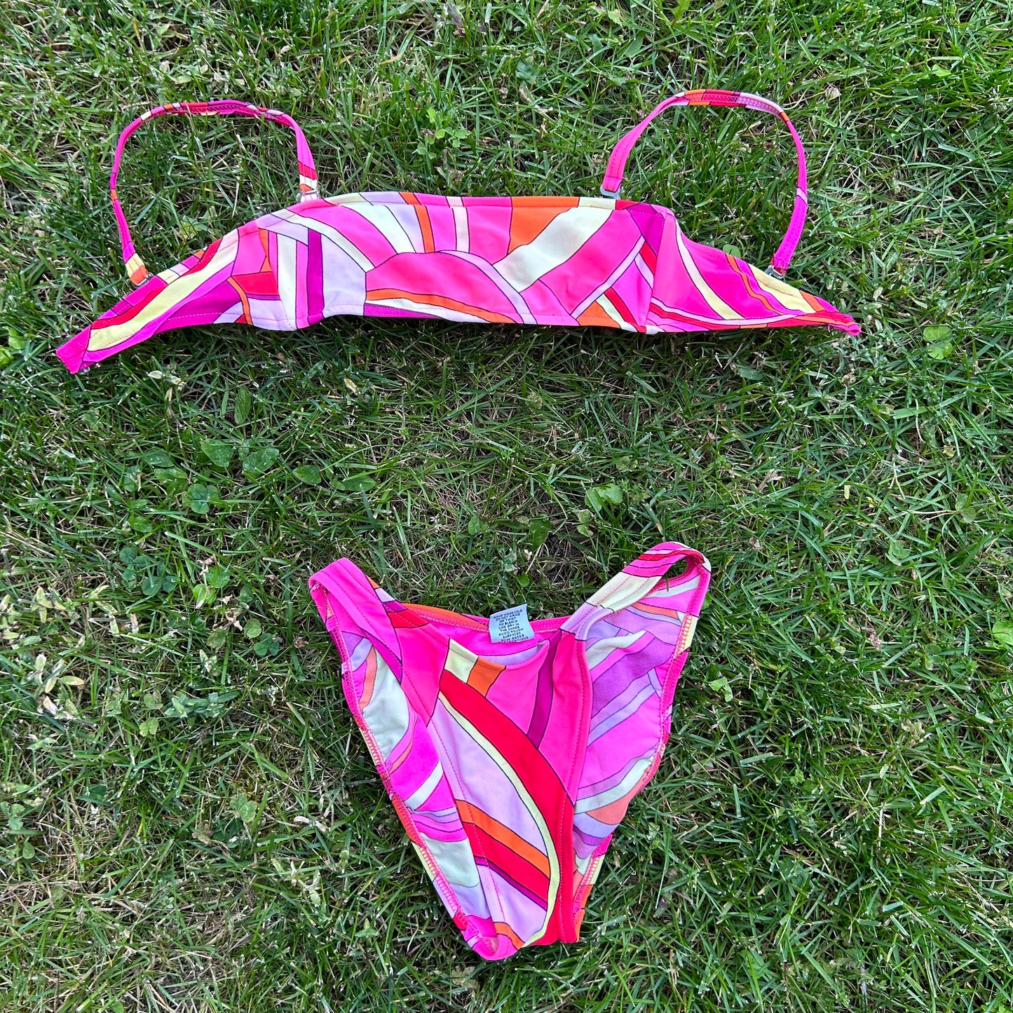 Deadstock 1990s colourblock bathing suit