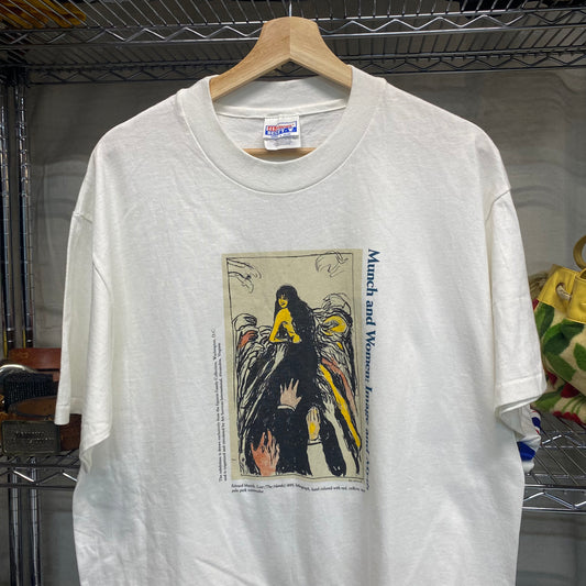 1990s deadstock edvard munch “lust” art tee