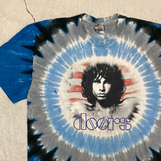 2004 liquid blue the doors Jim Morrison tie dye tee