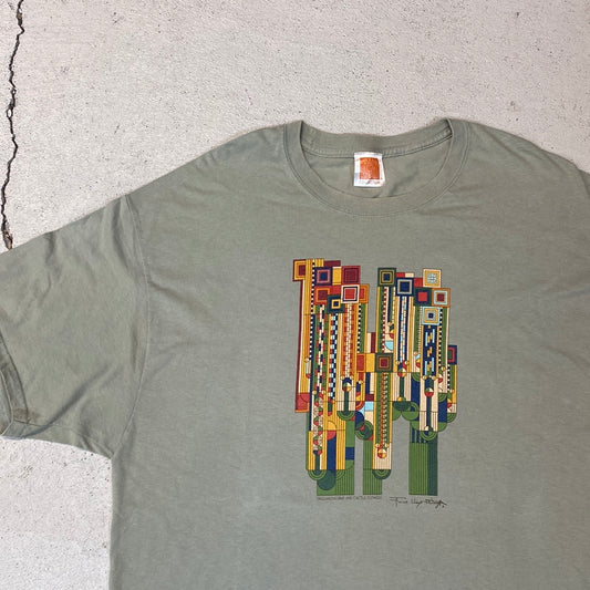 2000s frank lloyd wright tee