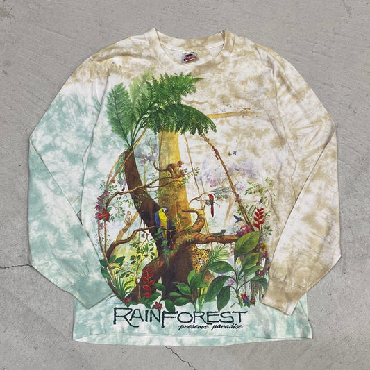 1991 liquid blue rainforest longsleeve tee