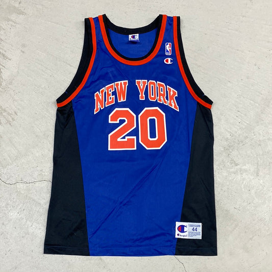 new york knicks champion NBA jersey #20